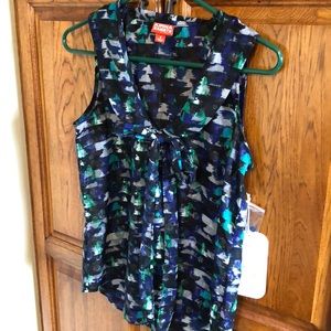Women’s Target sleeveless multicolored blouse